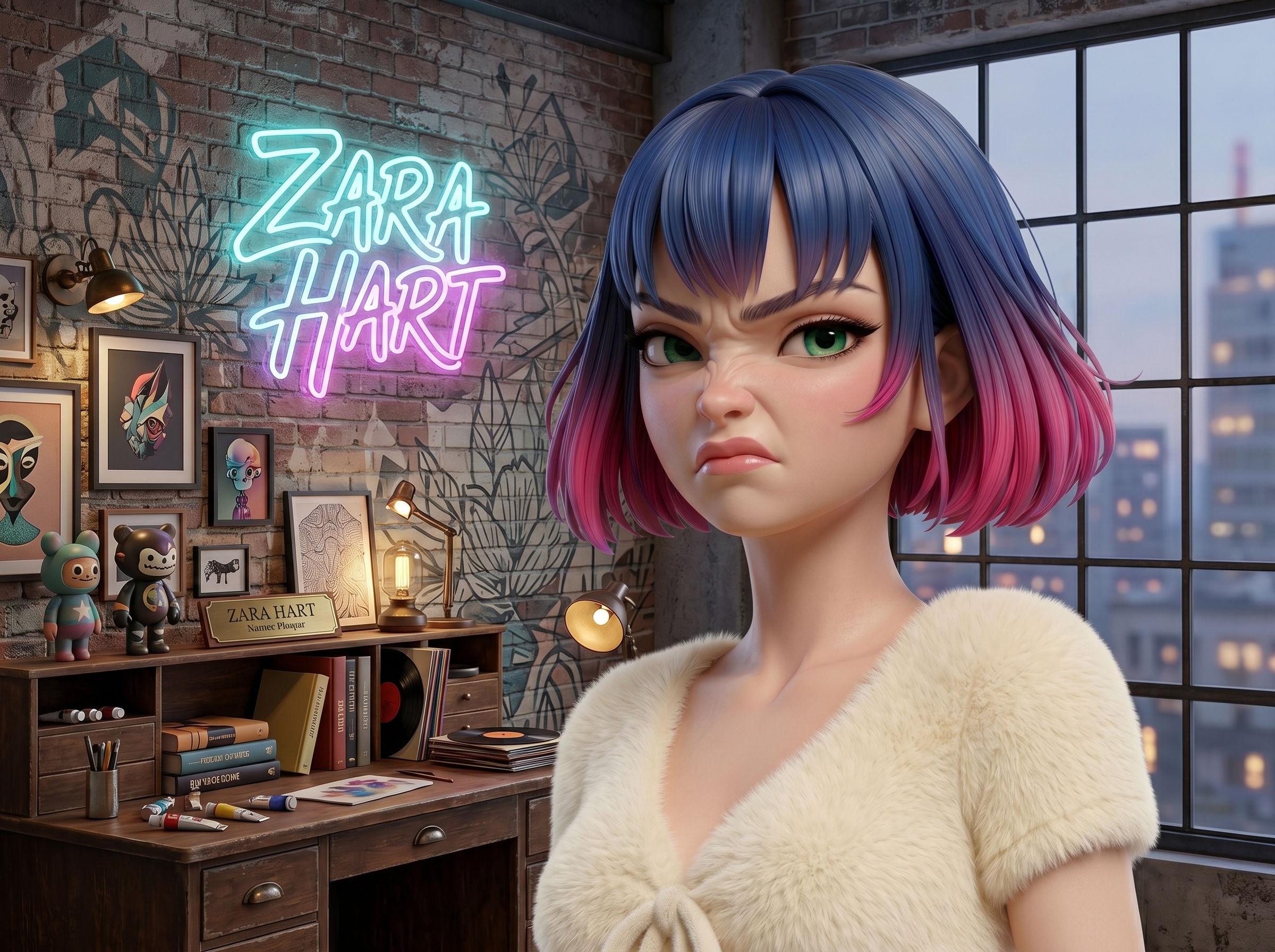 Zara CYR-F1 avatar sticker pack preview
