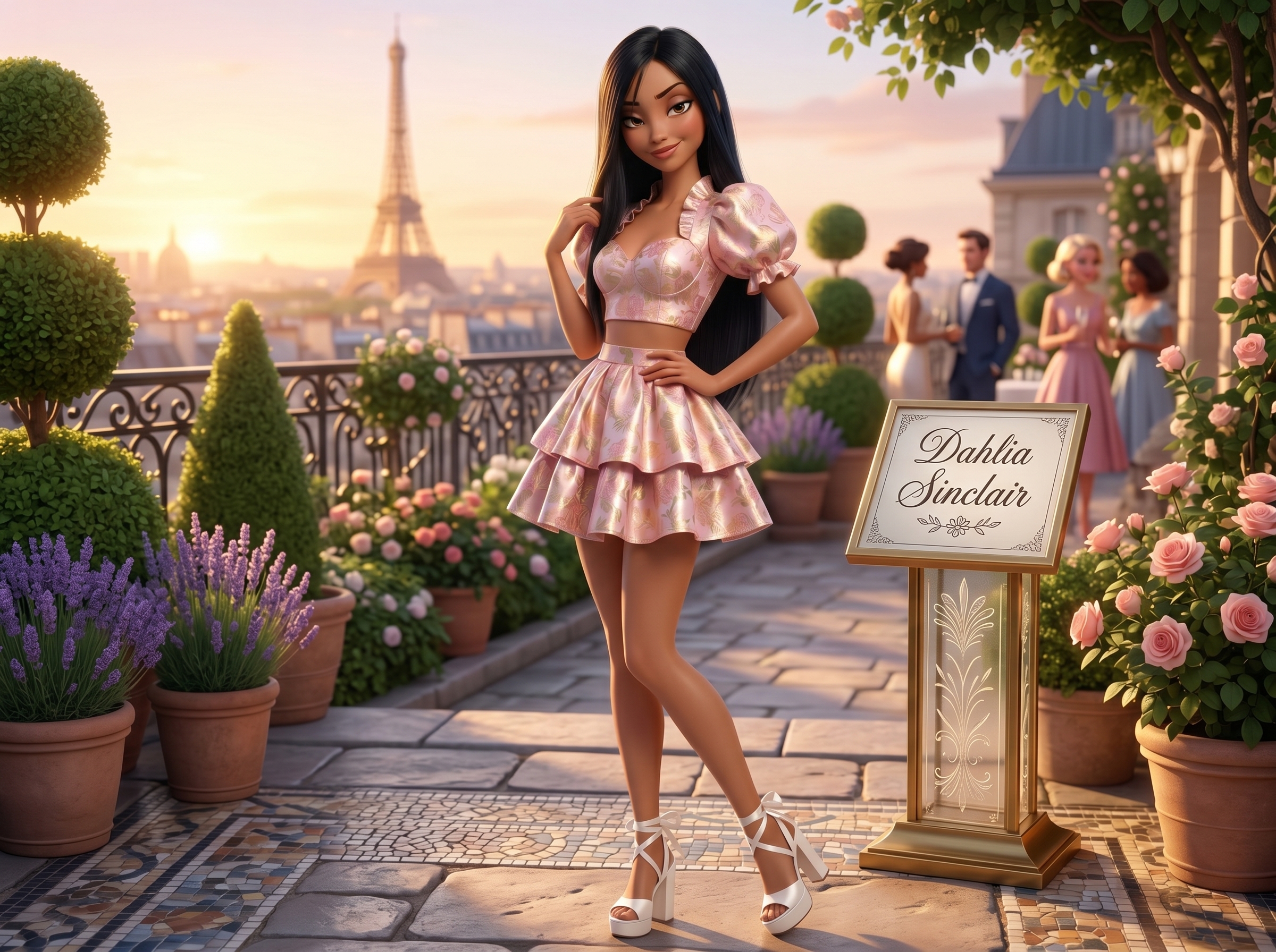 Dahlia CIR-1 avatar sticker pack preview
